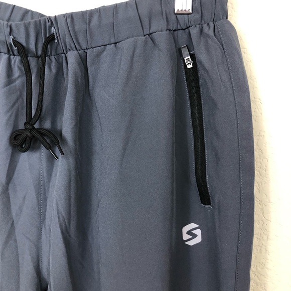 SPOWIND   Women’s Lightweight Joggers Capri Pants Elastic Waist Pockets L - Picture 7 of 11